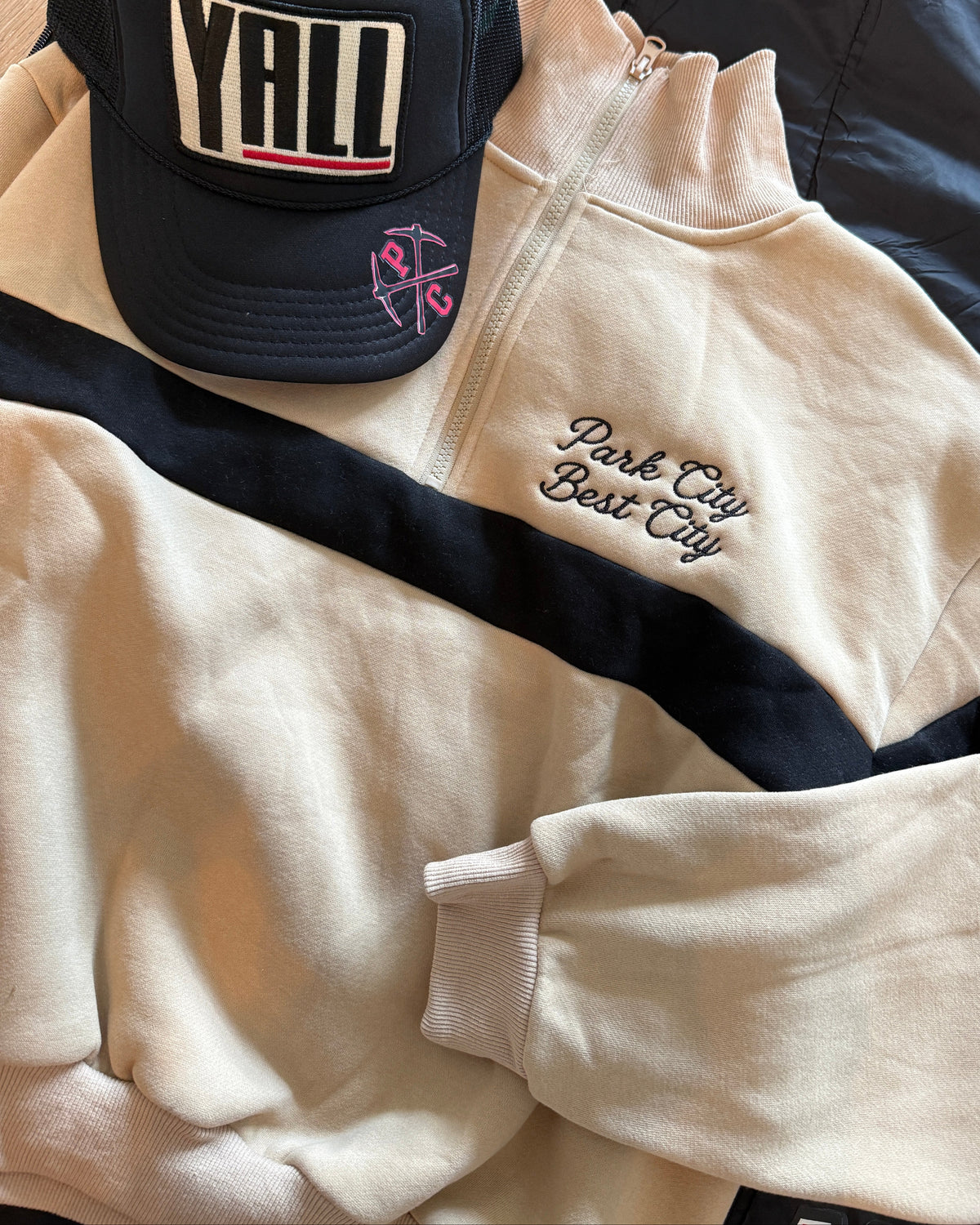 Women's Quarter-zip Sweatshirt, Park City Best City