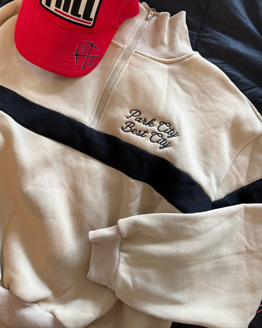 Women's Quarter-zip Sweatshirt, Park City Best City