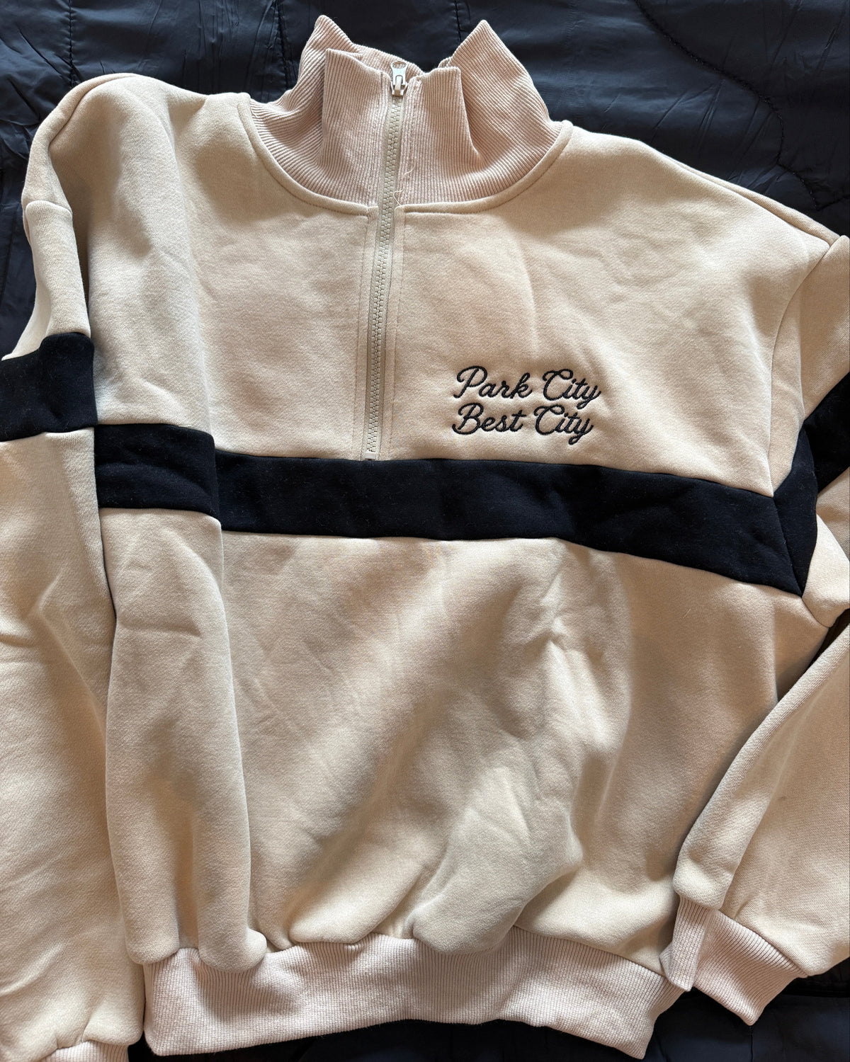 Women's Quarter-zip Sweatshirt, Park City Best City