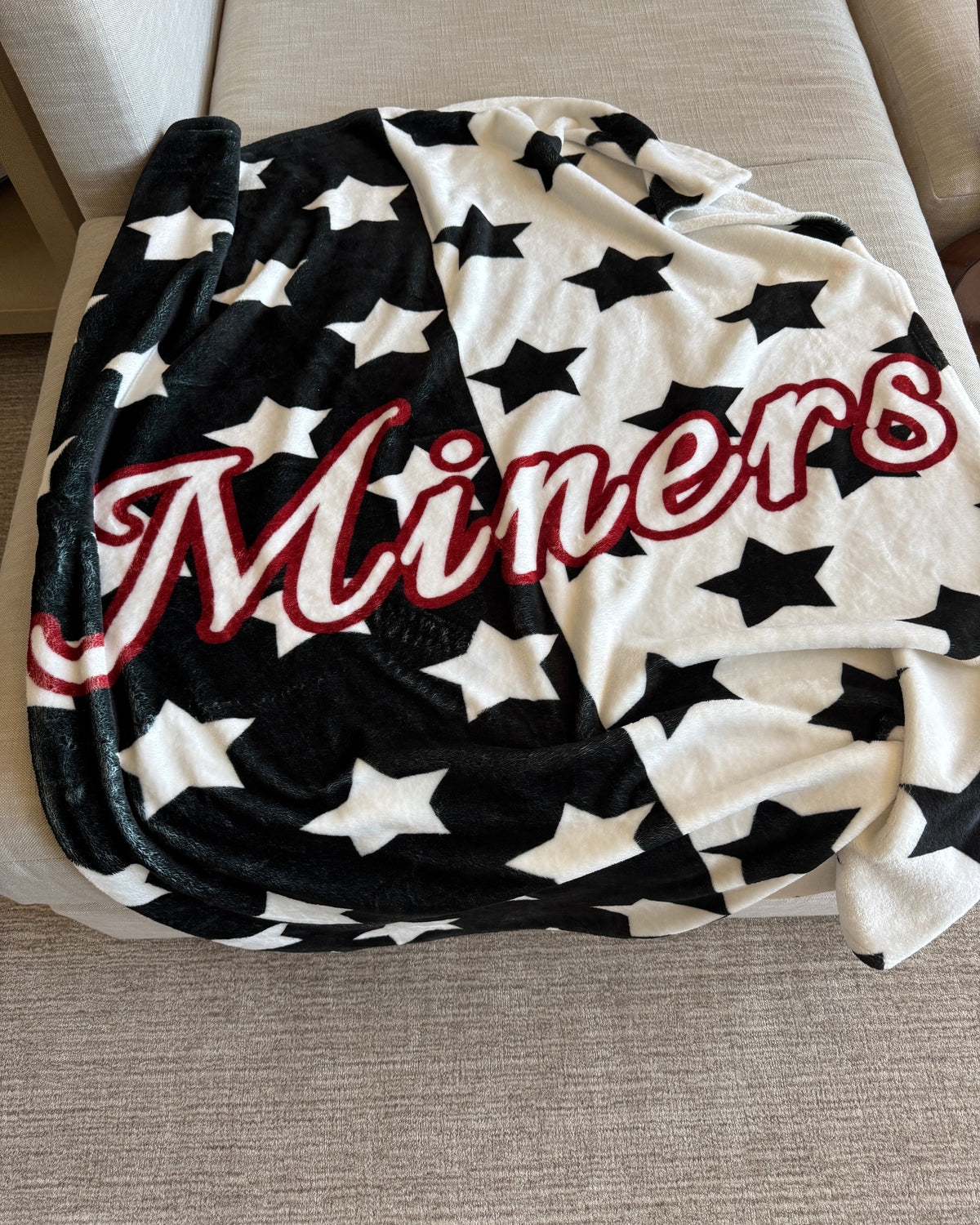 Miners Fuzzy Stadium Blanket