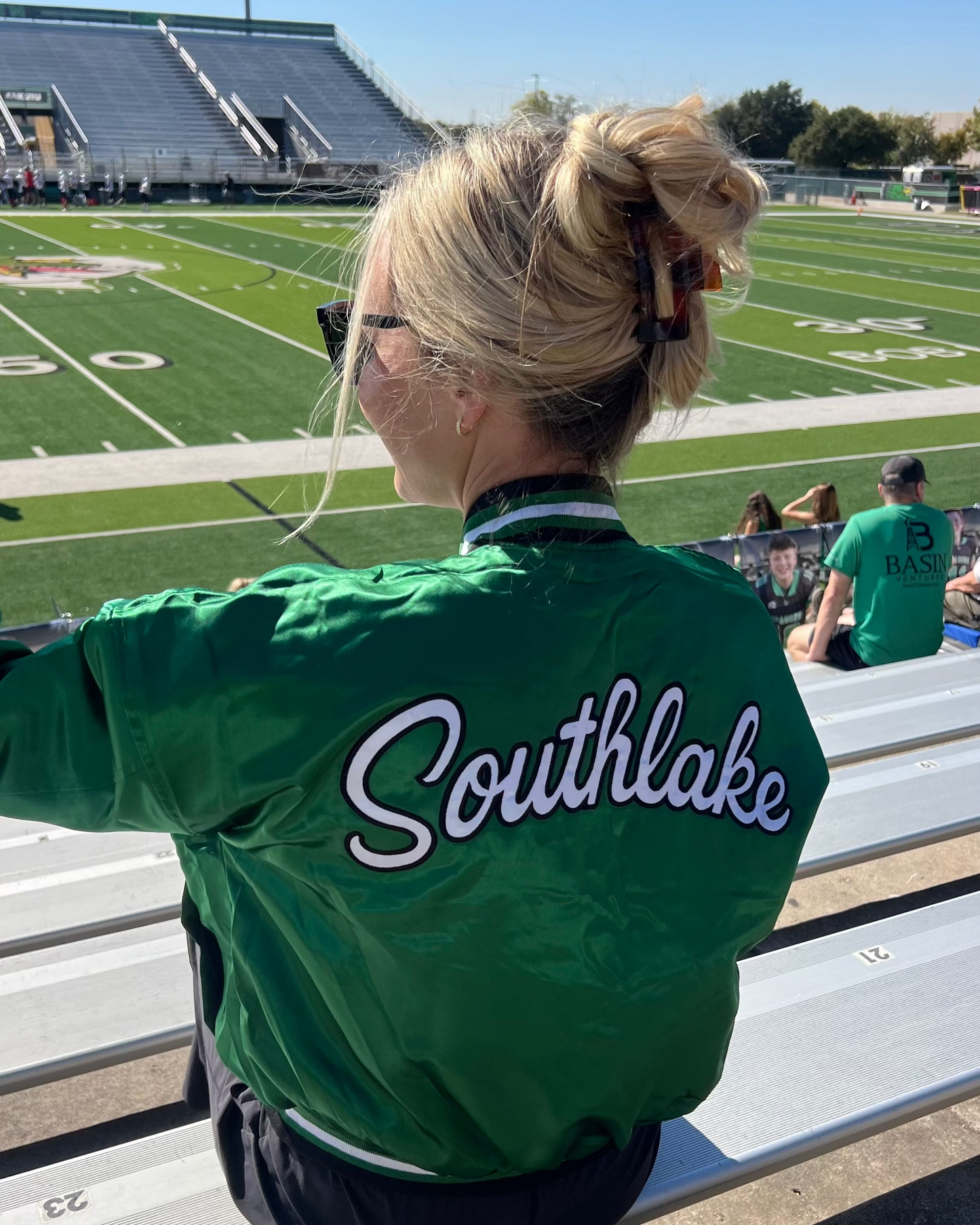 Southlake Dragons Green Throwback Women's Varisty Jacket