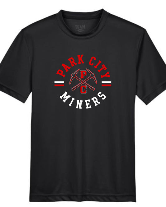 PRE-ORDER Park City Miners, Dri-fit Short Sleeve Shirt Black